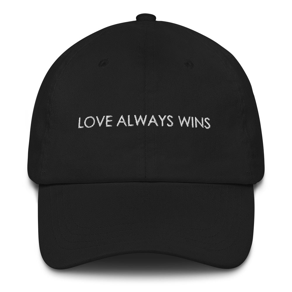 LOVE ALWAYS WINS DAD HAT